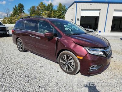 Czwarte zdjęcie samochodu z boku: 2020 HONDA ODYSSEY ELITE VIN:5FNRL6H92LB037884 - miniatura