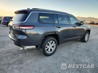 Trzecie zdjęcie samochodu z tyłu: 2022 JEEP GRAND CHEROKEE L LIMITED VIN:1C4RJJBG2N8636738 - miniatura