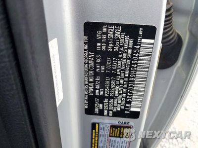 Zdjęcie 13 z 13 samochodu: 2017 HYUNDAI SANTA FE SPORT 2.4L VIN:5XYZU3LB9HG490454 - miniatura