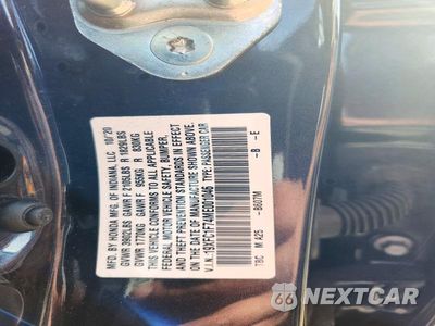 Zdjęcie 13 z 13 samochodu: 2021 HONDA CIVIC EXL VIN:19XFC1F74ME001046 - miniatura
