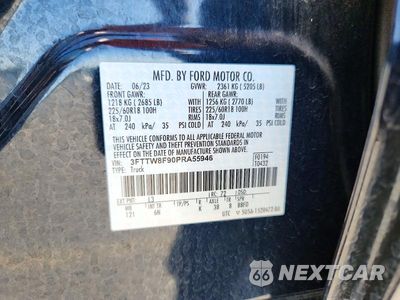 Zdjęcie 12 z 12 samochodu: 2023 FORD MAVERICK XL VIN:3FTTW8F90PRA55946 - miniatura