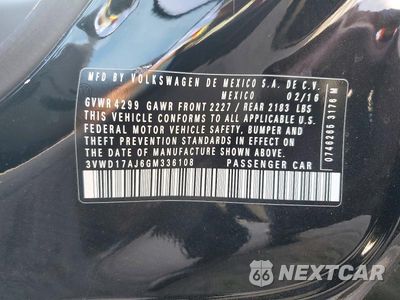 Zdjęcie 12 z 12 samochodu: 2016 VOLKSWAGEN JETTA SPORT VIN:3VWD17AJ6GM336108 - miniatura