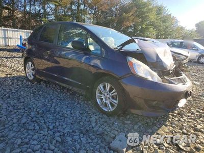 Czwarte zdjęcie samochodu z boku: 2009 HONDA FIT SPORT VIN:JHMGE87469S072232 - miniatura