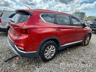 Trzecie zdjęcie samochodu z tyłu: 2019 HYUNDAI SANTA FE SE VIN:5NMS2CAD9KH076454 - miniatura