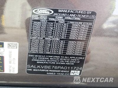 Zdjęcie 13 z 13 samochodu: 2023 LAND ROVER RANGE ROVER FIRST EDITION VIN:SALKVBE76PA011724 - miniatura