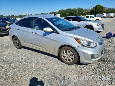 Czwarte zdjęcie samochodu z boku: 2014 HYUNDAI ACCENT GLS VIN:KMHCT4AE2EU651051 - miniatura