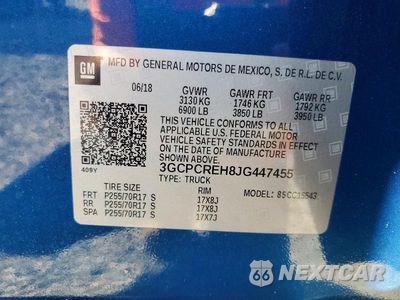 Zdjęcie 13 z 13 samochodu: 2018 CHEVROLET SILVERADO C1500 LT VIN:3GCPCREH8JG447455 - miniatura