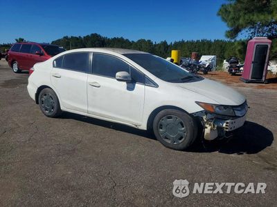 Czwarte zdjęcie samochodu z boku: 2012 HONDA CIVIC HYBRID L VIN:JHMFB4F34CS000961 - miniatura