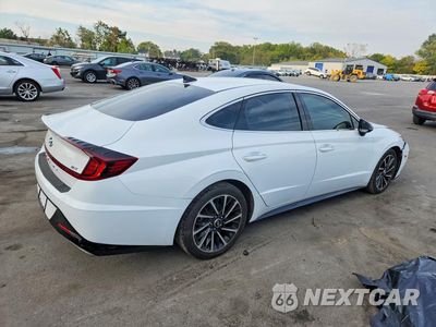 Trzecie zdjęcie samochodu z tyłu: 2020 HYUNDAI SONATA SEL PLUS VIN:5NPEJ4J20LH006608 - miniatura