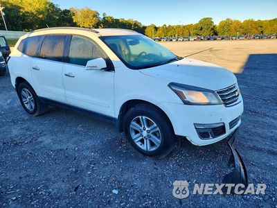 Czwarte zdjęcie samochodu z boku: 2015 CHEVROLET TRAVERSE LT VIN:1GNKRHKD6FJ180057 - miniatura
