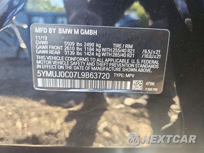 Zdjęcie 13 z 13 samochodu: 2020 BMW X4 M COMPETITION VIN:5YMUJ0C07L9B63720 - miniatura