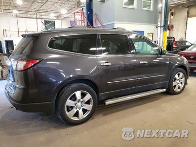 Trzecie zdjęcie samochodu z tyłu: 2015 CHEVROLET TRAVERSE LTZ VIN:1GNKVJKD7FJ337212 - miniatura