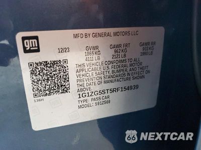 Zdjęcie 13 z 13 samochodu: 2024 CHEVROLET MALIBU RS VIN:1G1ZG5ST5RF154939 - miniatura