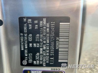 Zdjęcie 12 z 12 samochodu: 2015 KIA OPTIMA SX VIN:5XXGR4A72FG454992 - miniatura