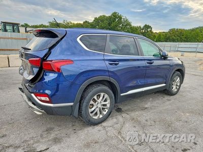 Trzecie zdjęcie samochodu z tyłu: 2019 HYUNDAI SANTA FE SE VIN:5NMS23AD2KH134730 - miniatura