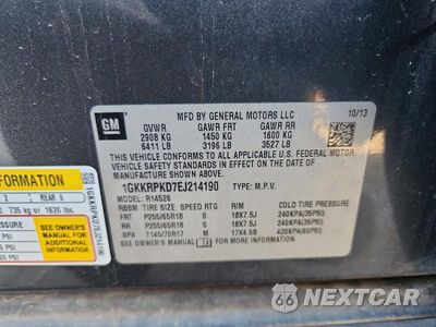 Zdjęcie 13 z 13 samochodu: 2014 GMC ACADIA SLE VIN:1GKKRPKD7EJ214190 - miniatura