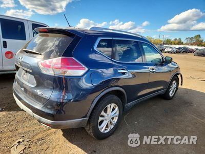 Trzecie zdjęcie samochodu z tyłu: 2016 NISSAN ROGUE SV VIN:KNMAT2MV5GP672313 - miniatura