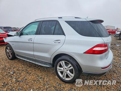 Drugie zdjęcie samochodu z przodu: 2012 MERCEDES-BENZ ML 350 4MATIC VIN:4JGDA5HB2CA095785 - miniatura