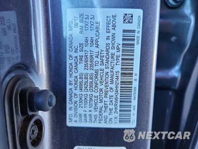 Zdjęcie 13 z 13 samochodu: 2017 HONDA CR-V LX VIN:2HKRW6H34HH214415 - miniatura