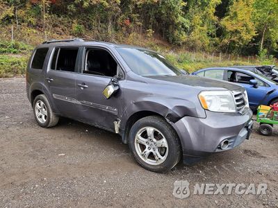 Czwarte zdjęcie samochodu z boku: 2015 HONDA PILOT EXL VIN:5FNYF4H54FB034168 - miniatura