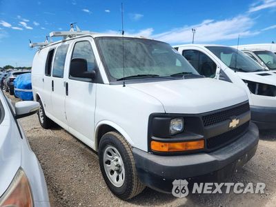 Czwarte zdjęcie samochodu z boku: 2013 CHEVROLET EXPRESS G1500 VIN:1GCSGAFXXD1116966 - miniatura