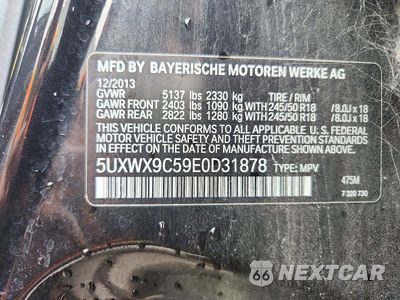 Zdjęcie 13 z 13 samochodu: 2014 BMW X3 XDRIVE28I VIN:5UXWX9C59E0D31878 - miniatura