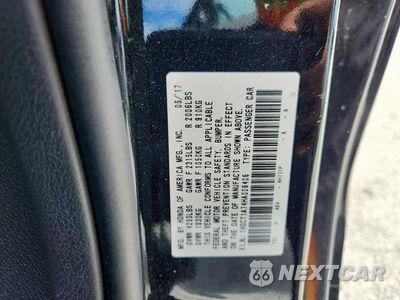 Zdjęcie 12 z 12 samochodu: 2017 HONDA ACCORD EX VIN:1HGCT1A74HA008406 - miniatura