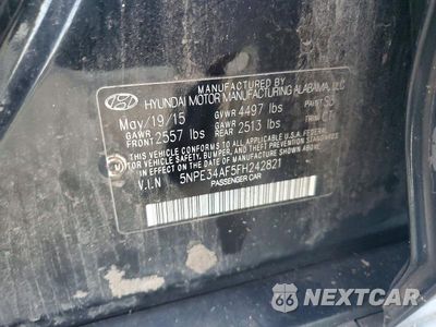 Zdjęcie 12 z 12 samochodu: 2015 HYUNDAI SONATA LIMITED VIN:5NPE34AF5FH242821 - miniatura