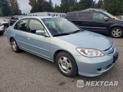 Czwarte zdjęcie samochodu z boku: 2005 HONDA CIVIC HYBRID VIN:JHMES96665S016732 - miniatura