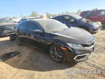 Czwarte zdjęcie samochodu z boku: 2020 HONDA CIVIC EX VIN:19XFC1F38LE023045 - miniatura