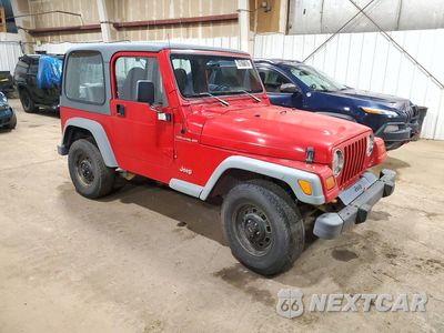 Czwarte zdjęcie samochodu z boku: 1998 JEEP WRANGLER / TJ SE VIN:1J4FY29P2WP736091 - miniatura