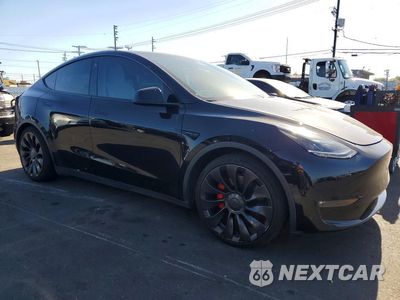 Czwarte zdjęcie samochodu z boku: 2022 TESLA MODEL Y VIN:7SAYGDEF9NF394788 - miniatura
