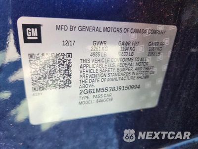 Zdjęcie 12 z 12 samochodu: 2018 CADILLAC XTS LUXURY VIN:2G61M5S38J9150994 - miniatura