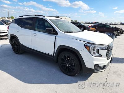 Czwarte zdjęcie samochodu z boku: 2022 GMC TERRAIN SLE VIN:3GKALMEV9NL269815 - miniatura