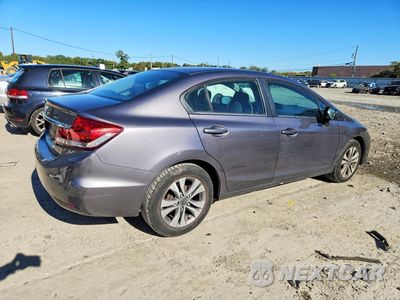 Trzecie zdjęcie samochodu z tyłu: 2014 HONDA CIVIC LX VIN:19XFB2F51EE011493 - miniatura