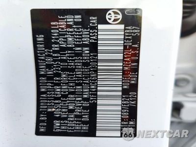 Zdjęcie 12 z 12 samochodu: 2022 TOYOTA COROLLA XSE VIN:5YFT4MCE6NP130121 - miniatura