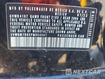 Zdjęcie 12 z 12 samochodu: 2023 VOLKSWAGEN JETTA SPORT VIN:3VWBM7BU5PM054047 - miniatura