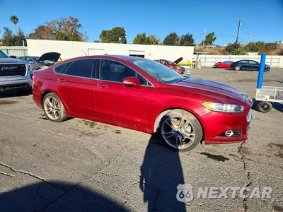 Czwarte zdjęcie samochodu z boku: 2016 FORD FUSION TITANIUM VIN:3FA6P0K98GR240365 - miniatura