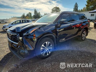 2022 TOYOTA HIGHLANDER XLE 5TDHZRBH3NS194723 - główne zdjęcie licytacji z USA - miniatura