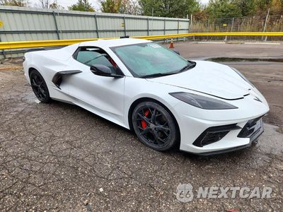 Czwarte zdjęcie samochodu z boku: 2022 CHEVROLET CORVETTE STINGRAY 2LT VIN:1G1YB3D46N5115538 - miniatura