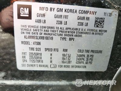 Zdjęcie 13 z 13 samochodu: 2021 BUICK ENCORE GX SELECT VIN:KL4MMESLXMB100749 - miniatura
