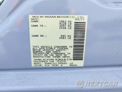 Zdjęcie 14 z 14 samochodu: 2023 NISSAN ALTIMA SR VIN:1N4BL4CV1PN390429 - miniatura