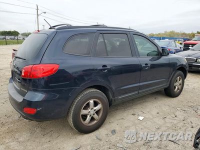 Trzecie zdjęcie samochodu z tyłu: 2007 HYUNDAI SANTA FE GLS VIN:5NMSG13D27H070487 - miniatura
