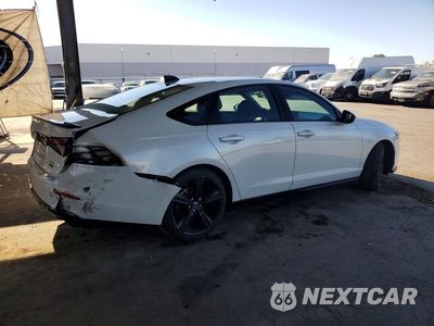 Trzecie zdjęcie samochodu z tyłu: 2024 HONDA ACCORD HYBRID SPORT-L VIN:1HGCY2F76RA085005 - miniatura