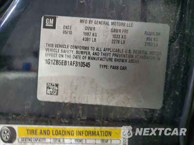 Zdjęcie 13 z 13 samochodu: 2010 CHEVROLET MALIBU LS VIN:1G1ZB5EB1AF310545 - miniatura