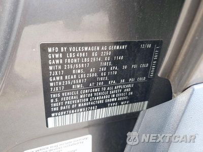 Zdjęcie 14 z 14 samochodu: 2009 VOLKSWAGEN TIGUAN SE VIN:WVGBV75N49W527052 - miniatura