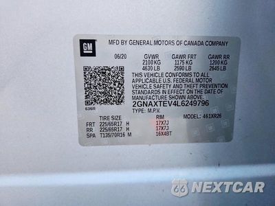 Zdjęcie 13 z 13 samochodu: 2020 CHEVROLET EQUINOX LT VIN:2GNAXTEV4L6249796 - miniatura