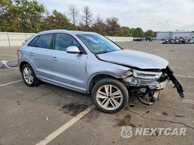 Czwarte zdjęcie samochodu z boku: 2018 AUDI Q3 PREMIUM PLUS VIN:WA1JCCFS5JR028874 - miniatura