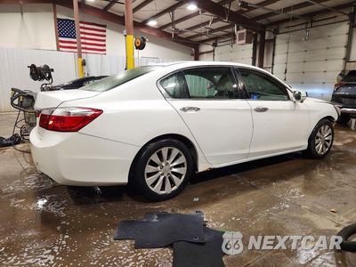Trzecie zdjęcie samochodu z tyłu: 2013 HONDA ACCORD EXL VIN:1HGCR2F84DA195761 - miniatura