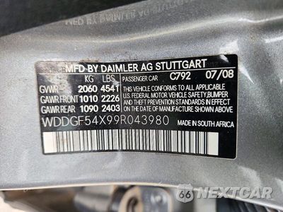 Zdjęcie 13 z 13 samochodu: 2009 MERCEDES-BENZ C 300 VIN:WDDGF54X99R043980 - miniatura